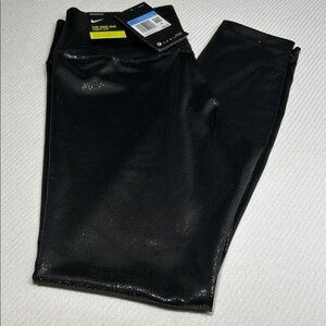 Nike Black Shimmer Performance Leggings